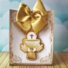 Kit digital de personalizados religiosos para eucaristia nos formatos Silhouette Studio, PNG e PDF.
