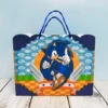 Moldes de scrapfesta para personalizados do Sonic nos formatos digitais Studio, PNG e PDF.