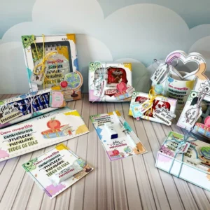 Caixinhas personalizadas e mimos para o Dia dos Professores prontos para recortar nos formatos Studio e PDF.