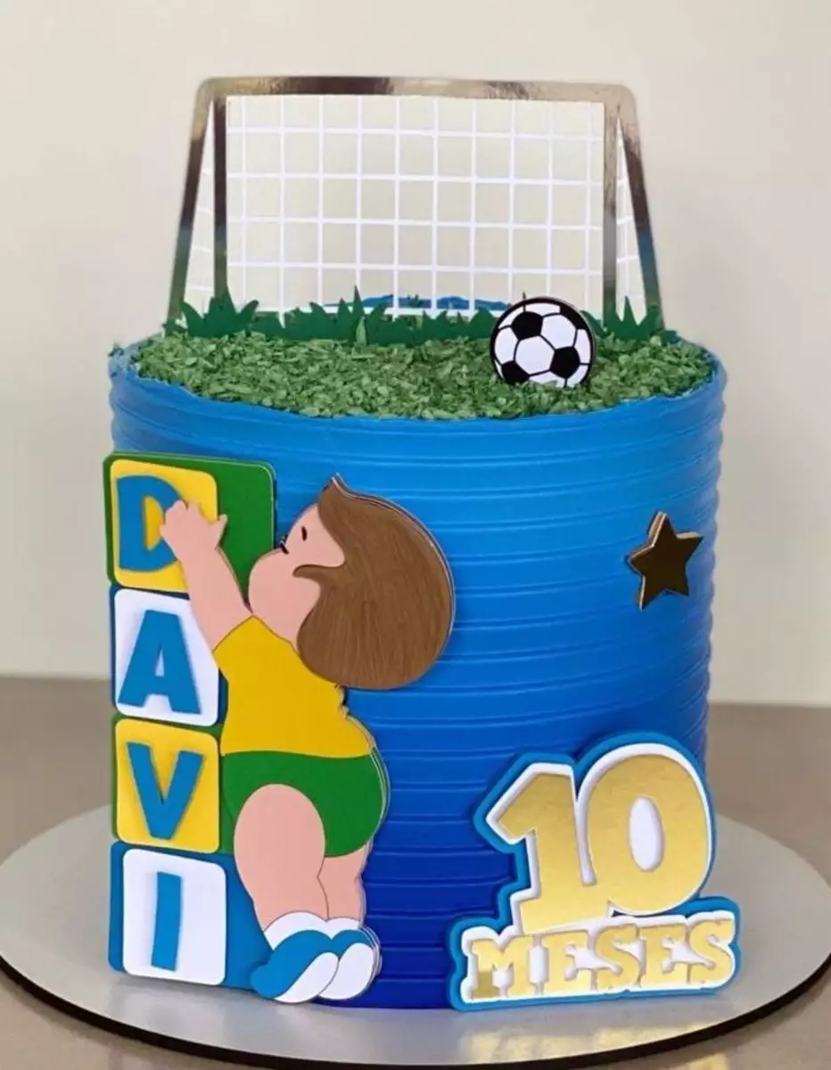 Topo de Bolo Brasil Copa do Mundo Studio