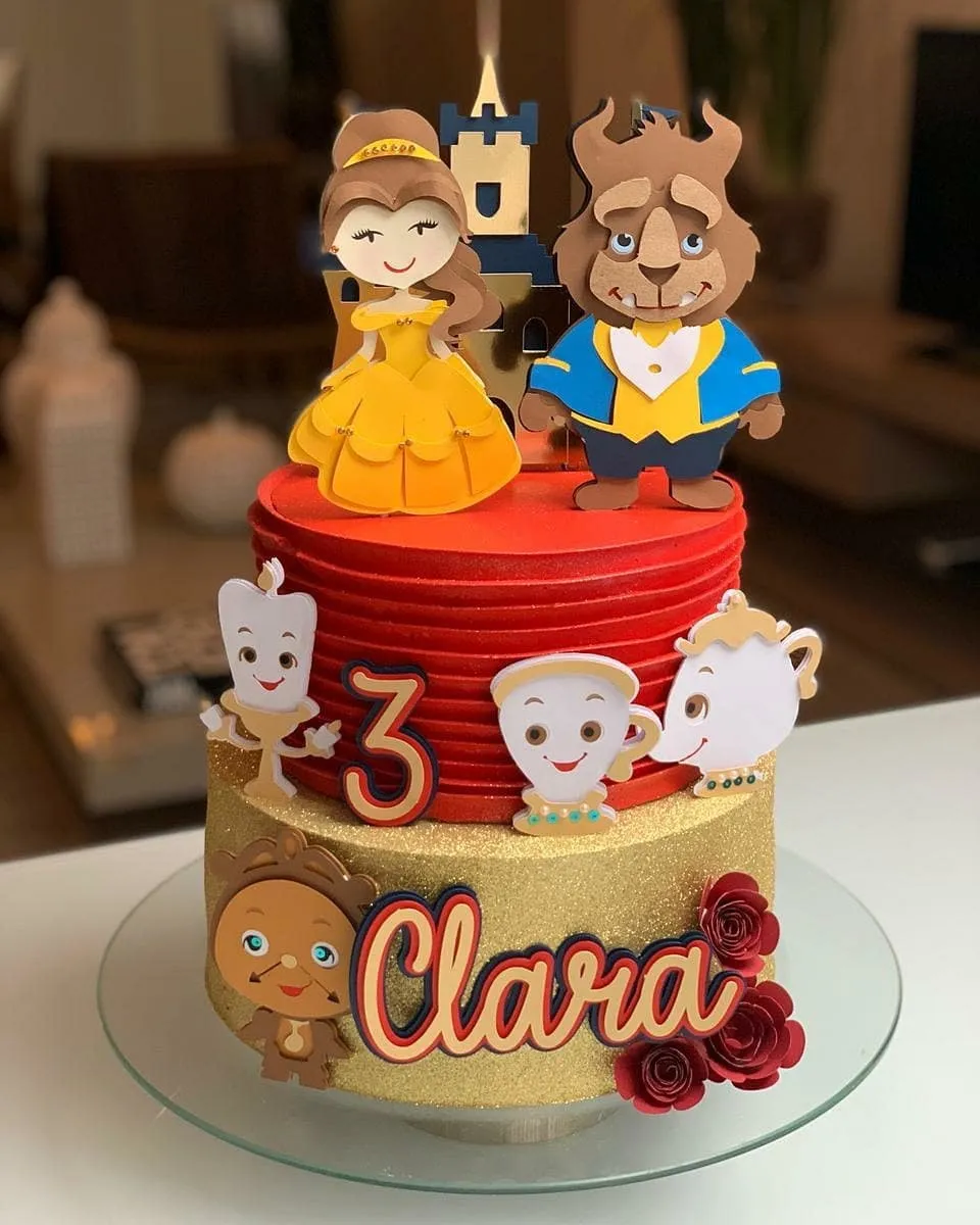 Arquivos de Corte Bela e a Fera: 10 Temas Decoração Scrapfesta