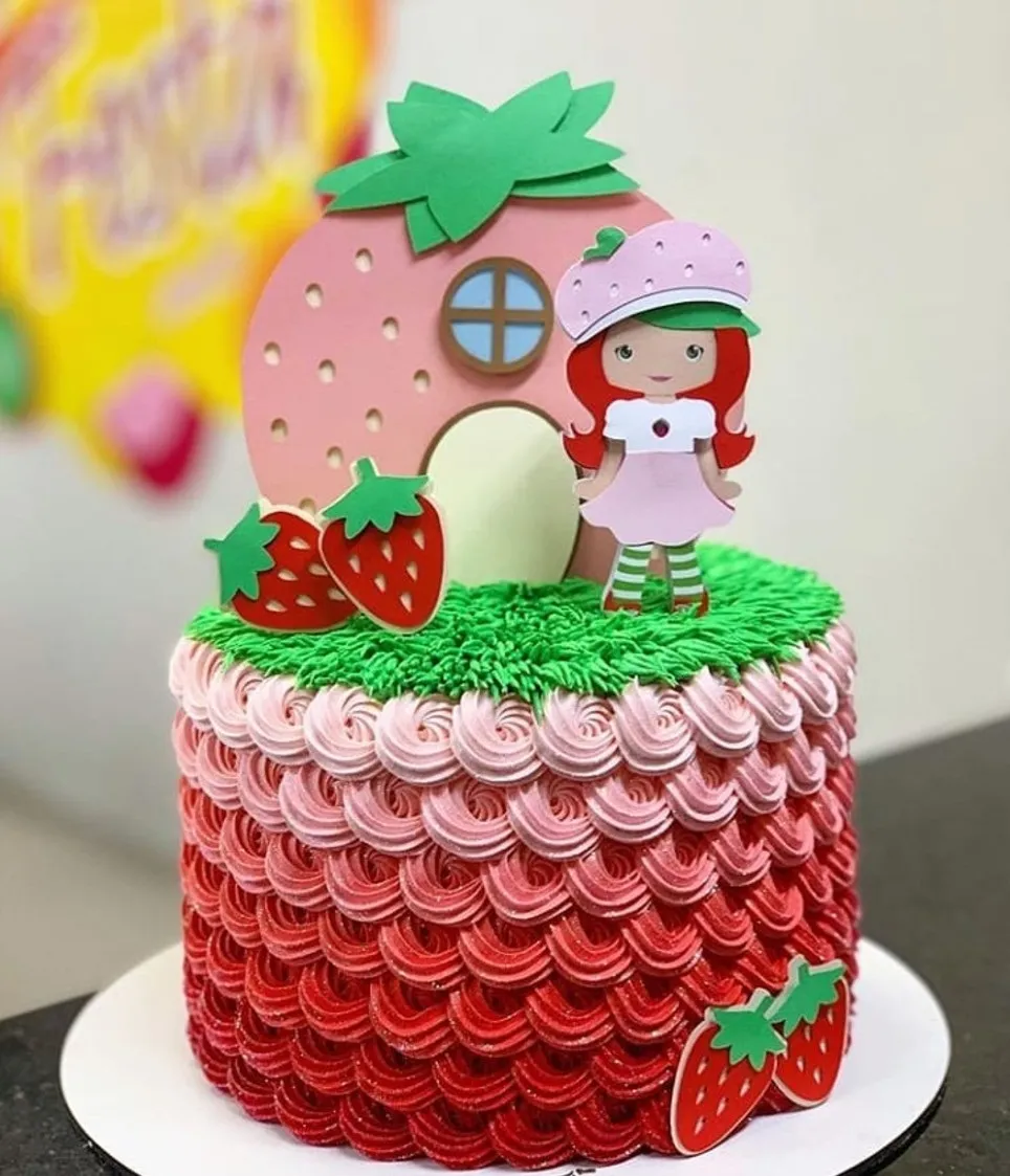 Topper de Bolo Tema Moranguinho Studio