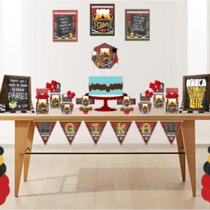 Kit digital de personalizados de botequim para aniversário no tema Boteco em Studio e PDF.