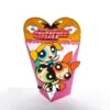 Kit de personalizados e topper de bolo com as personagens Florzinha, Lindinha e Docinho para decoração de festa infantil em arquivo digital de corte.