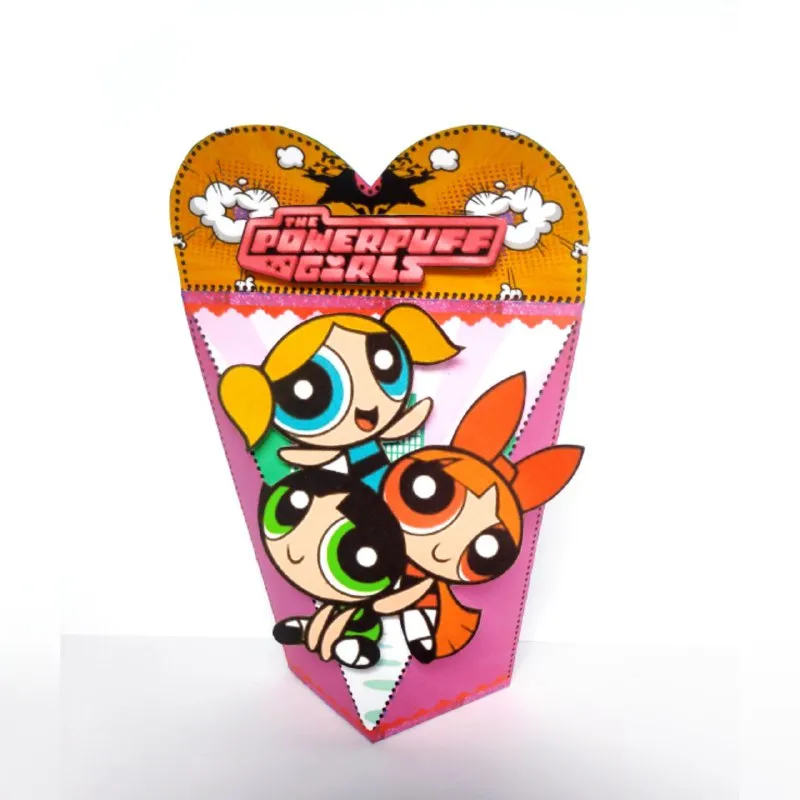 Kit de personalizados e topper de bolo com as personagens Florzinha, Lindinha e Docinho para decoração de festa infantil em arquivo digital de corte.