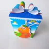 Kit de personalizados e topper de bolo com os insetos e animais coloridos da quinta do Bichikids para decoração de festa infantil em arquivo digital.