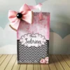 Arquivo digital para imprimir e cortar em casa decoração de festa e topper do tema Chá de Lingerie.