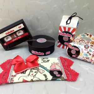 Topper de bolo e apliques para decoração de festas tema Anos 60 em arquivo digital Studio.
