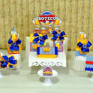 Moldes digitais em formato Silhouette Studio para festa personalizada no tema Boteco.