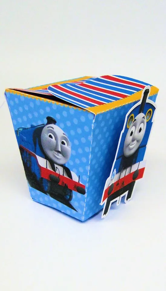 Moldes digitais em alta resolução para papelaria e decoração com tema Thomas e Seus Amigos.