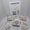 Topper de bolo com mensagens afetuosas e caixas de doces para celebrar o Dia dos Avós.