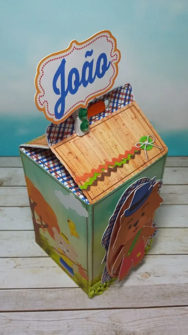 Moldes práticos de scrapfesta para lembrancinhas dos Três Porquinhos em formato Studio e PDF.