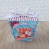 Molde digital de caixa de papel simulando um livro antigo fechado, com lombada decorada, ilustrações do Gato de Cheshire sorrindo na capa e fecho de encaixe.