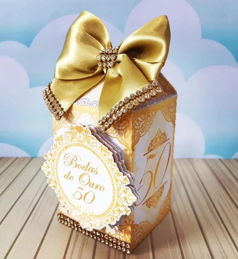 Kit digital de decoração para festas com topper e temas de 50 anos de casados.