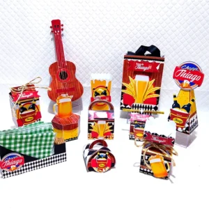 Kit digital de personalizados de botequim no tema Boteco em Studio e PDF.