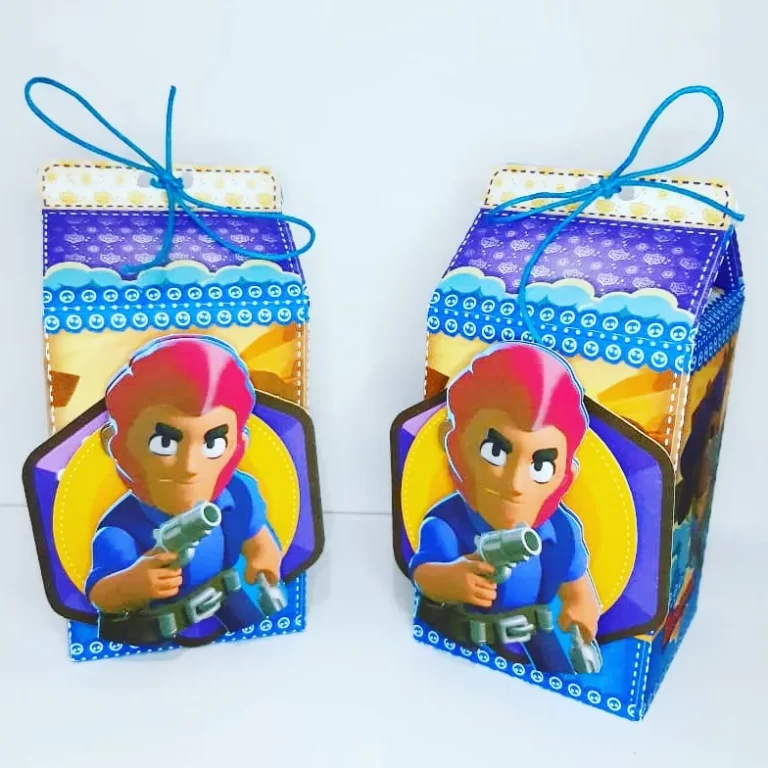 Moldes digitais em alta resolução do tema Brawl Stars para papelaria personalizada e decoração de mesa gamer.