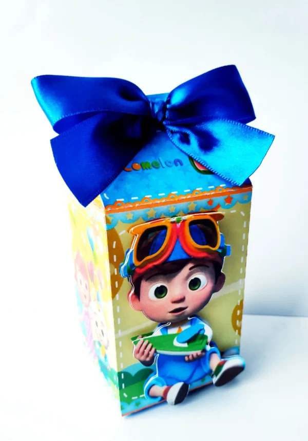 Caixinhas personalizadas do Cocomelon prontas para impressão e recorte em Studio e PDF.