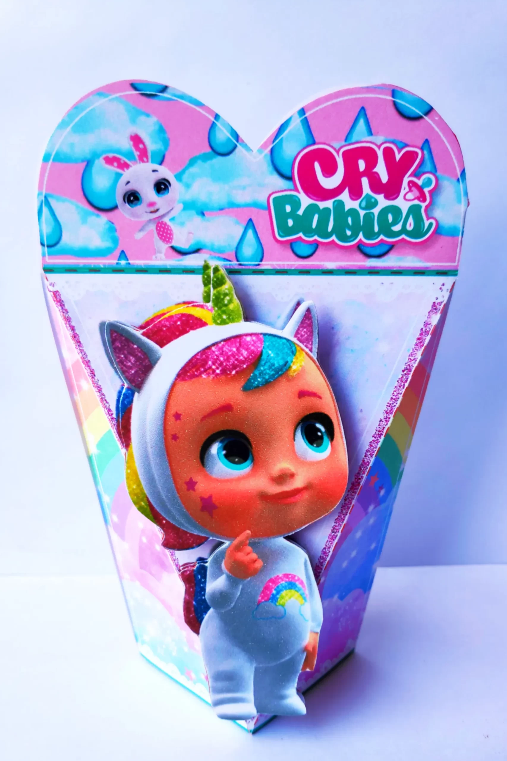 Arquivo digital para imprimir e cortar em casa decoração de festa e topper Cry Babies.