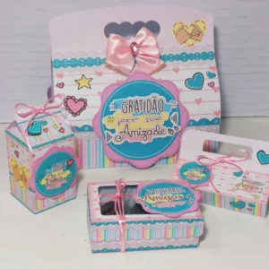 Kit digital de personalizados temáticos para o Dia do Amigo em Studio e PDF.