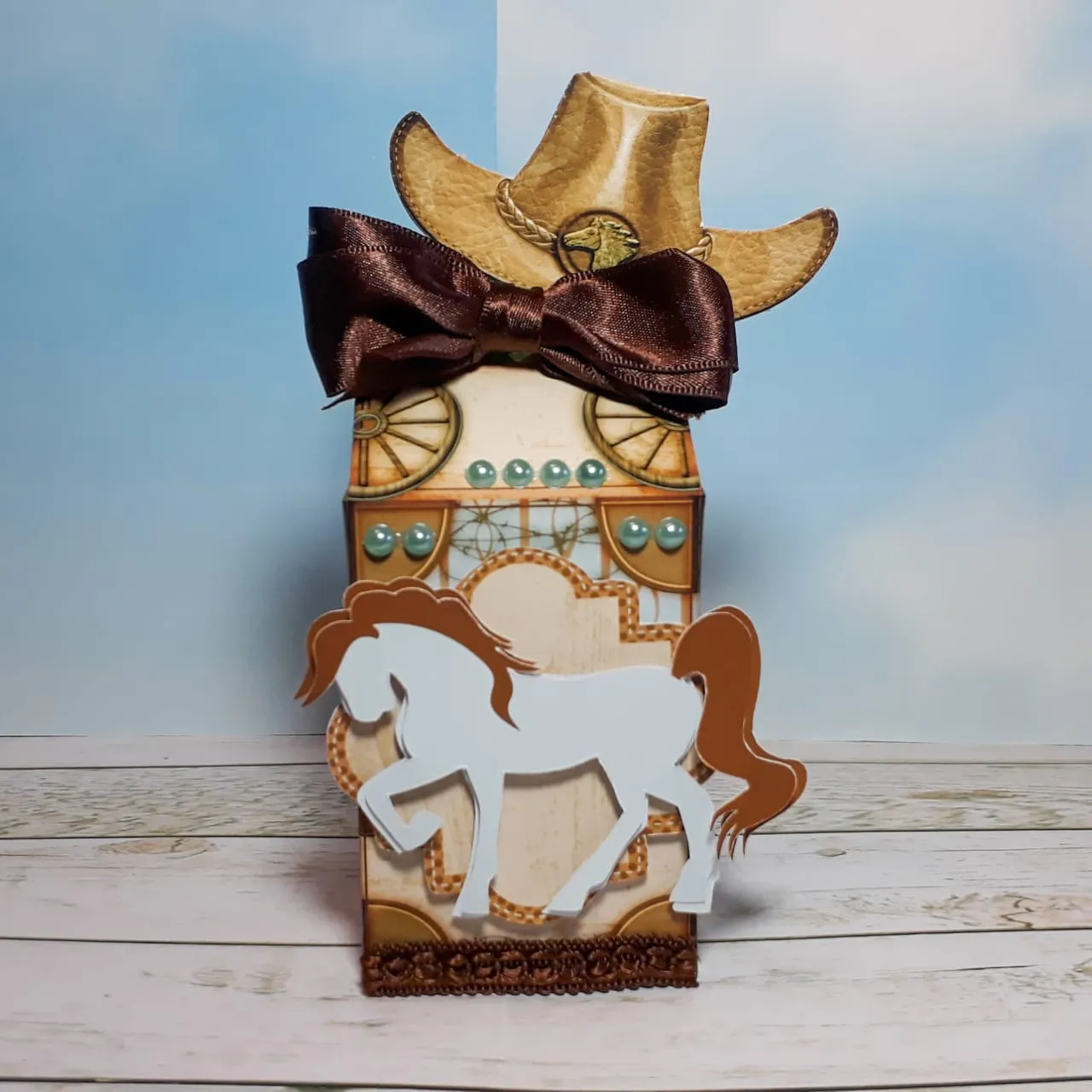 Arquivo digital para imprimir e cortar em casa decoração de festa e topper Haras.