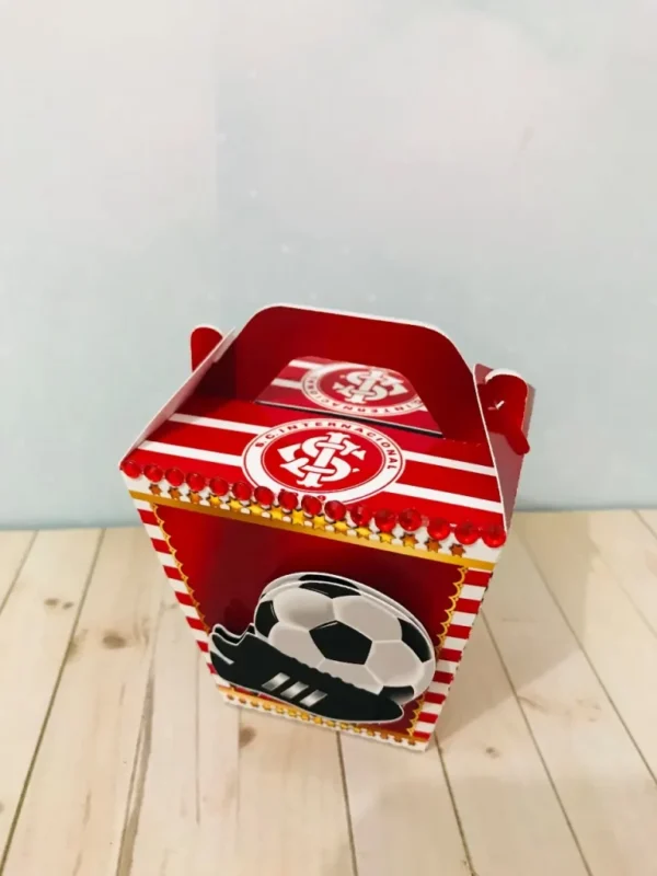 Kit digital de decoração para festas com topper e temas do Internacional.