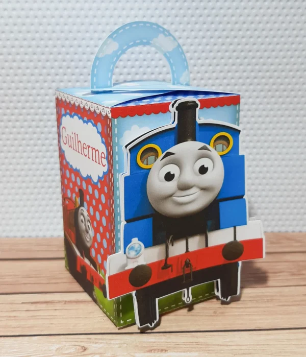 Arquivo digital para imprimir e cortar em casa decoração de festa e topper do Thomas.