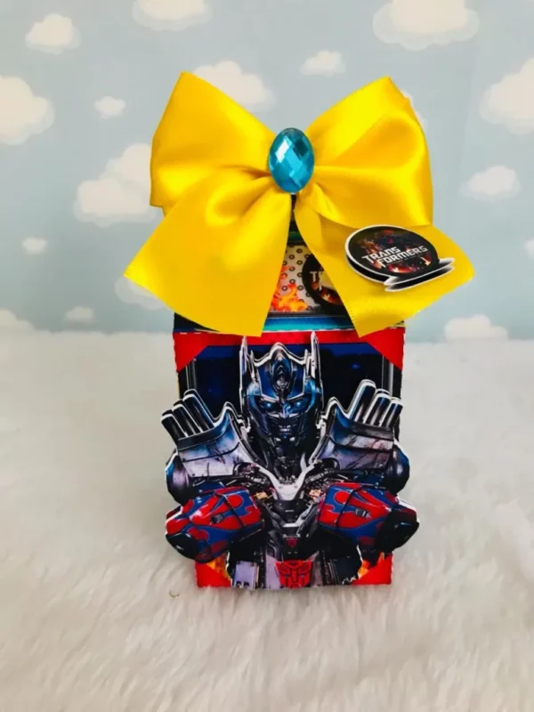Kit digital de personalizados de robôs no tema Transformers em Studio e PDF.