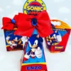 Caixinhas personalizadas do Sonic prontas para impressão e recorte em Studio e PDF.