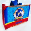 Moldes de caixas e embalagens decoradas do Sonic prontas para recortar em Studio e PDF.