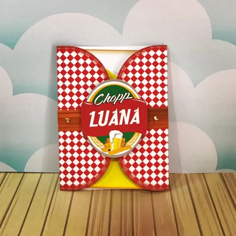 Cachepô personalizado de boteco pronto para impressão e corte em Studio e PDF.