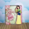 Moldes digitais em alta resolução para papelaria e decoração com tema Mulan.
