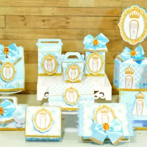 Moldes de cachepô e enfeites religiosos de Nossa Senhora Aparecida em Studio e PDF.