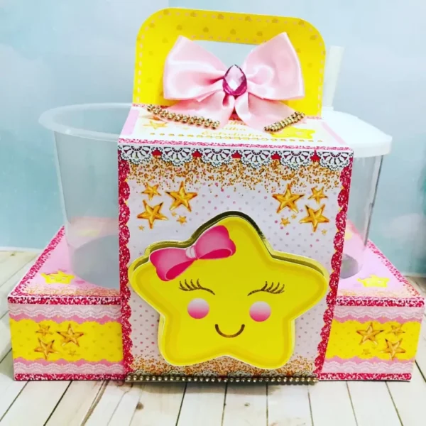 Papelaria criativa de estrela e céu pronta para recortar na Silhouette ou na tesoura.