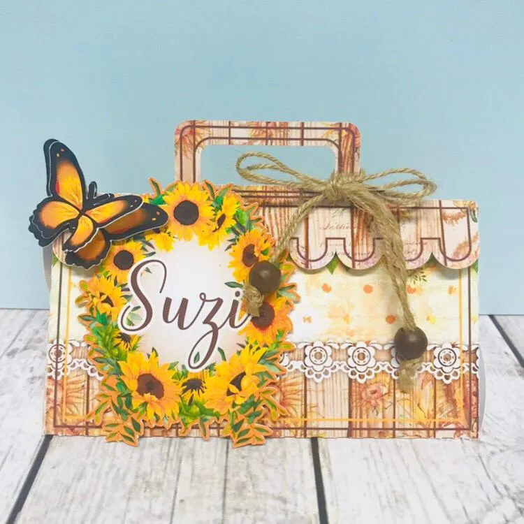 Kit digital de decoração para festas com topper e temas florais de Girassol.