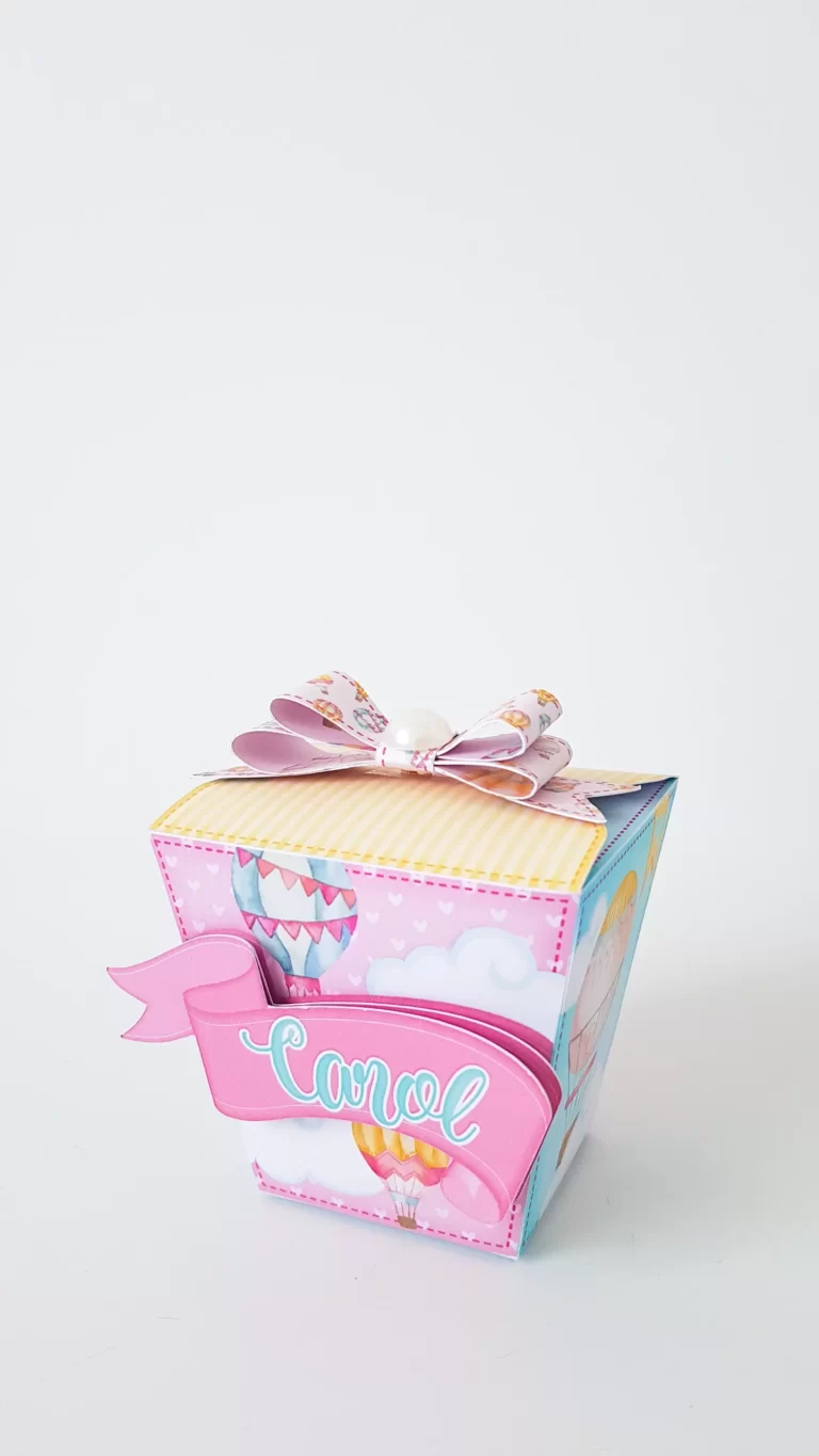 Kit digital de personalizados de balão de ar quente nos formatos Studio, PNG e PDF.