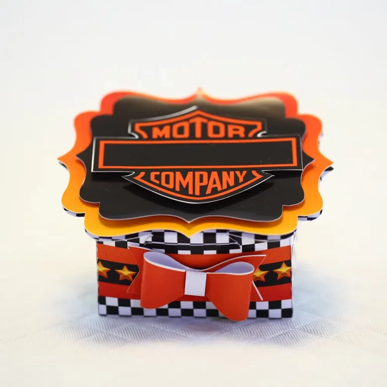 Moldes práticos de scrapfesta para lembrancinhas de motocicletas em formato Studio e PDF.