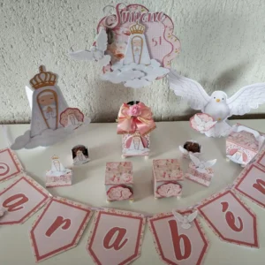 Kit digital de personalizados religiosos para Decoração Tema Nossa Senhora Aparecida.