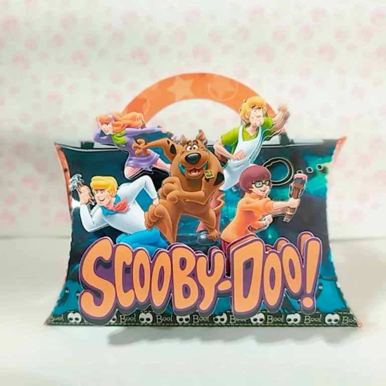 Elementos decorativos e topper para decoração de festas com o tema Scooby-Doo em Studio e PDF.