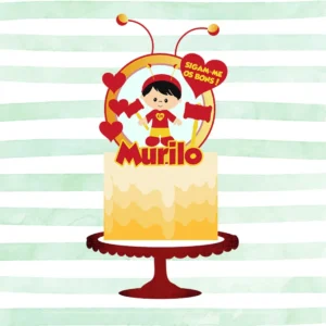 Decoração Topo de Bolo Chapolin Studio