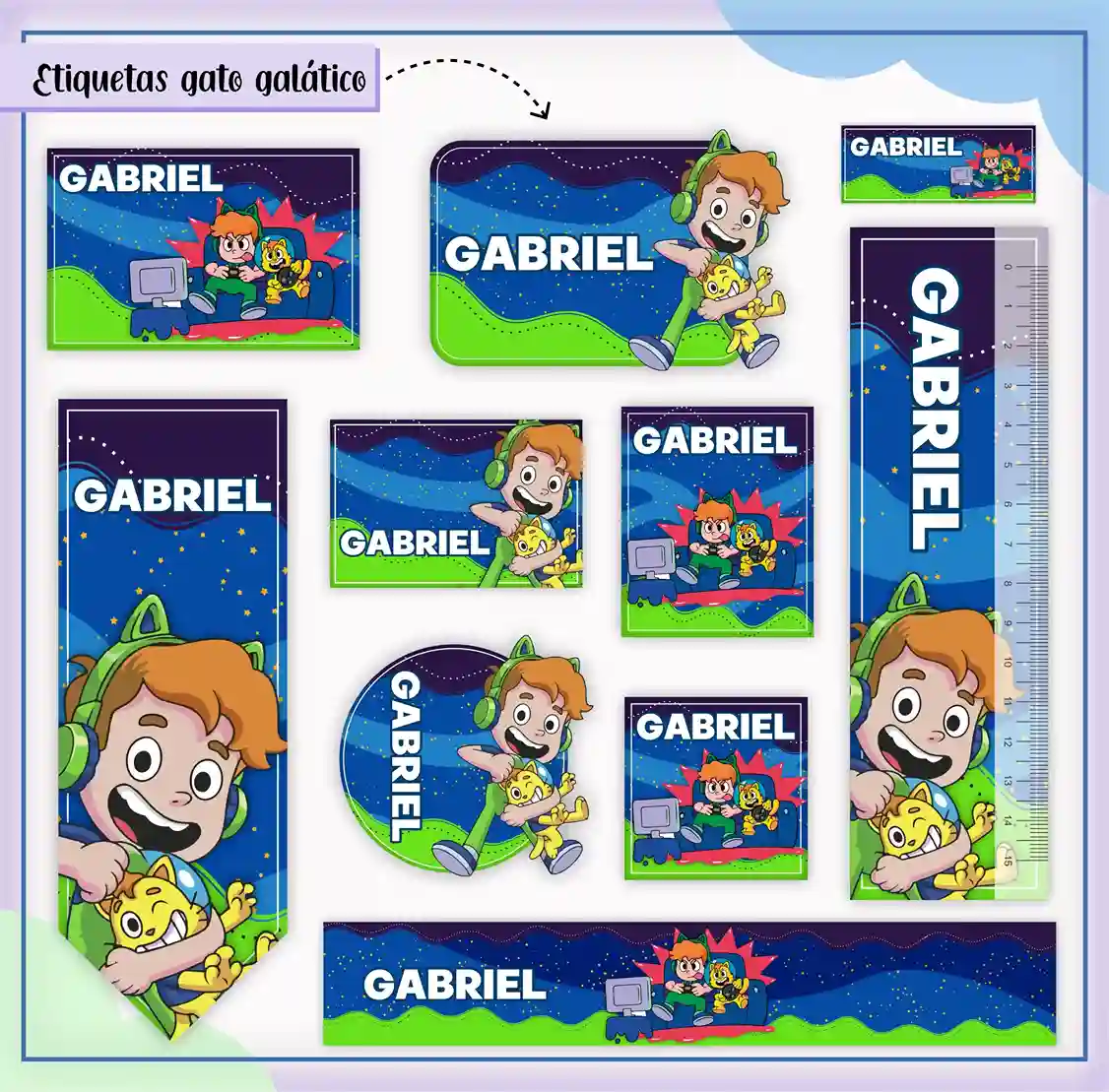Volta as Aulas Etiqueta Escolar: 10 Moldes de Tags Personalizada