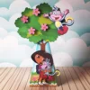 Moldes práticos de scrapfesta para lembrancinhas da Dora Aventureira em Studio e PDF.
