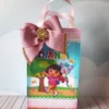 Caixinhas personalizadas da Dora Aventureira prontas para impressão e corte em Studio e PDF.
