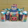 Kit digital de personalizados infantis para Festa de Aniversário Cocomelon em Studio e PDF.