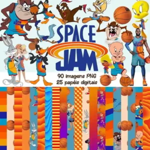 Kit Space Jam Png Imagens Papel Digital