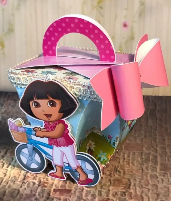 Kit digital de personalizados infantis para Tema de Festa Dora a Aventureira.