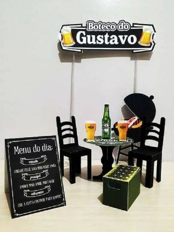 Arquivos de Corte Boteco: 10 Modelos Topper de Bolo Festa Adulto