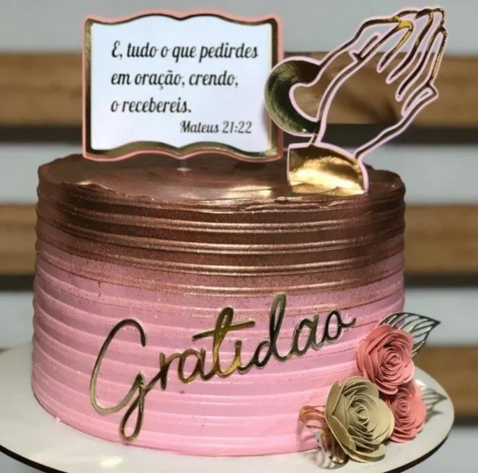 Arquivos de Corte Religioso: 10 Modelos Topper de Bolo para Festa