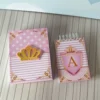 Elementos decorativos de aniversário com temática de príncipe e princesa real. Arquivo de corte digital nas extensões PDF, imagem PNG e Silhouette Studio.