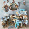 Lembrancinha personalizada de aniversário no tema cowboy com chapéu e botas. Arquivo de corte digital nos formatos Silhouette Studio, PNG e PDF.