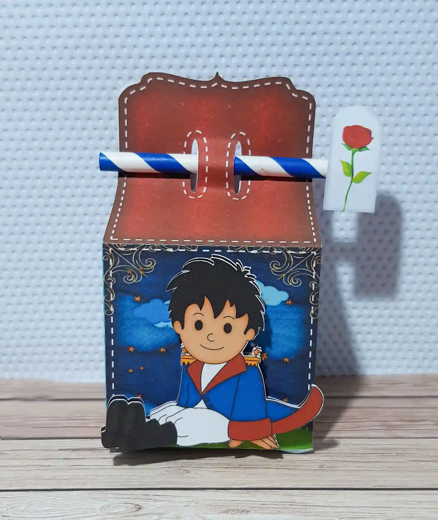 Kit de recortes e artes para festa do tema Pequeno Príncipe. Arquivo digital de corte em formatos Silhouette Studio e PDF de fácil impressão.